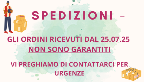 CHIUSURA SPEDIZIONI